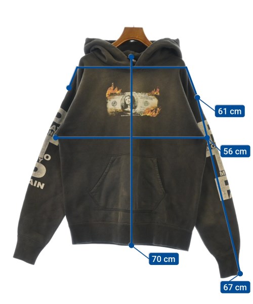 SAINT MICHAEL セントマイケル パーカー 水色 XL A077525Y0051 Saint Mxxxxxx(セントマイケル) パーカー・フーディ(メンズ