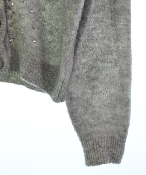 中古】ルシアンペラフィネ ニットカーディガン 長袖 Vネック ボーダー