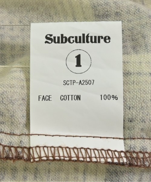 subculture サブカルチャー カジュアルシャツ メンズ 【古着】【中古】