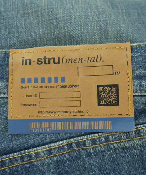 in・stru(men-tal). インストルメンタル デニムパンツ メンズ 【古着】【中古】_3