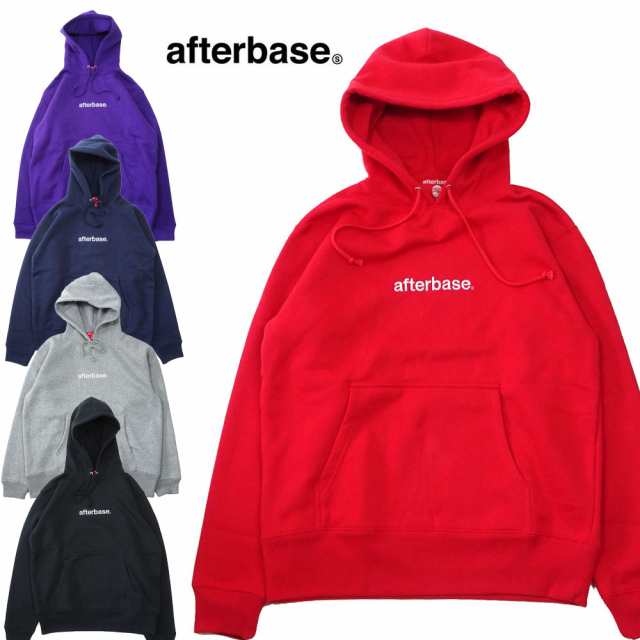 afterbase ボックスロゴパーカー