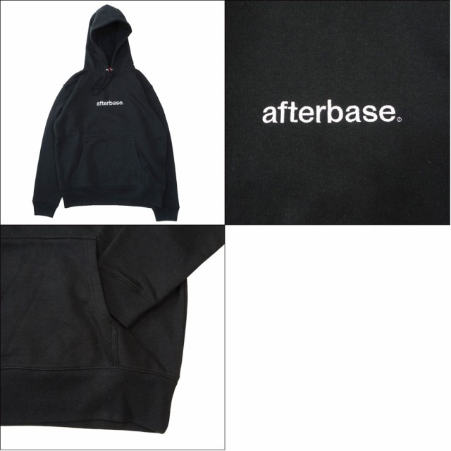 【afterbase/アフターベース】ロゴ刺繍 プルオーバーパーカー/ Logo PULLOVER HOODY