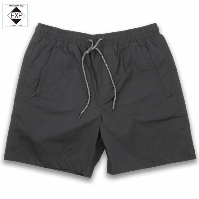 EXPANSION NY エクスパンション ニューヨークハーフパンツ ショートパンツ WIND CREAK SHORTS　アップリケ ロゴ ストリート スケーター