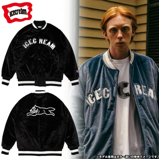 【ICECREAM/ アイスクリーム】ジャケット スタジャン/FUR VARSITY JACKET ICEJP243X003｜BBC ジャケット ストリート スケーター メンズ レディース ファッション 28,875円
