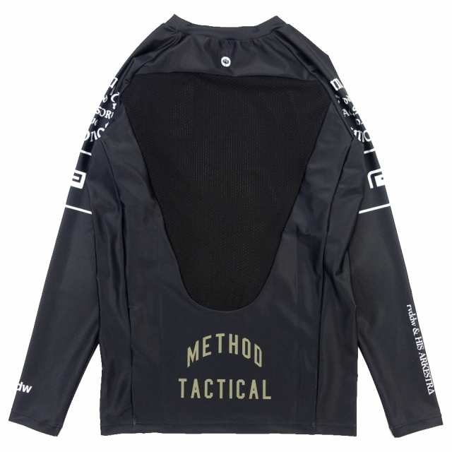 【reversal/リバーサル】ロング ラッシュガード 長袖/BLACK SPORTS LONG RASH GUARD rv22ss601｜格闘技  ジム フィットネス アスレチック