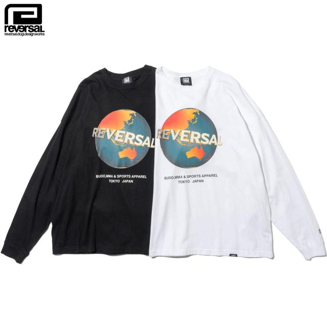 【reversal/リバーサル】Tシャツ 長袖 コットン ロンT ロングスリーブ/WORLD LOGO COTTON LONG SLEEVE rv24aw102｜ストリート スケーター メンズ レディース ファッション 格闘技 6,765円