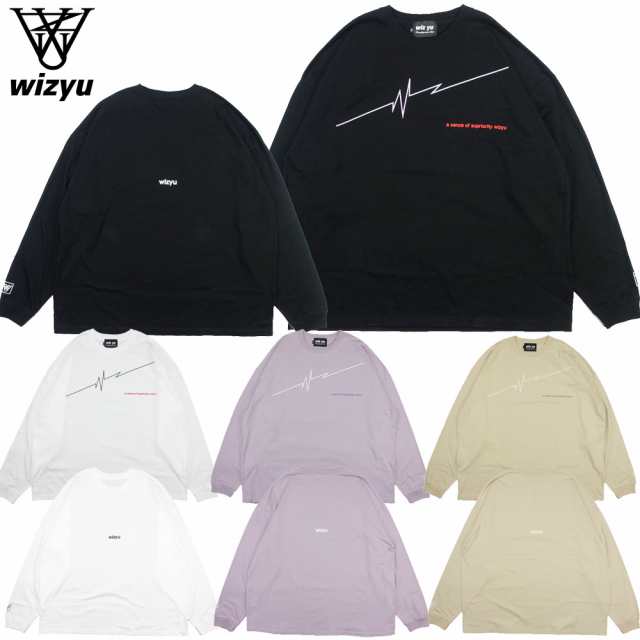 WIZ YU ウィズユー 長袖Tシャツ ロンT ビッグシルエット HEARTBEAT SILHOUETTE L S T-SHIRT　ストリート スケーター メンズ レディース ファッションの通販は 5,676円