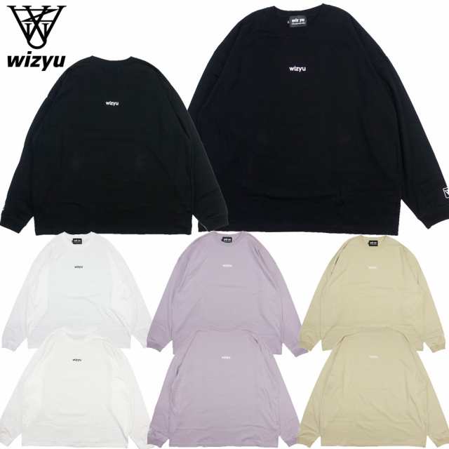 WIZ YU ウィズユー 長袖Tシャツ ロンT ビッグシルエット MINI LOGO SILHOUETTE L S T-SHIRT　ストリート スケーター メンズ レディース ファッションの通販は