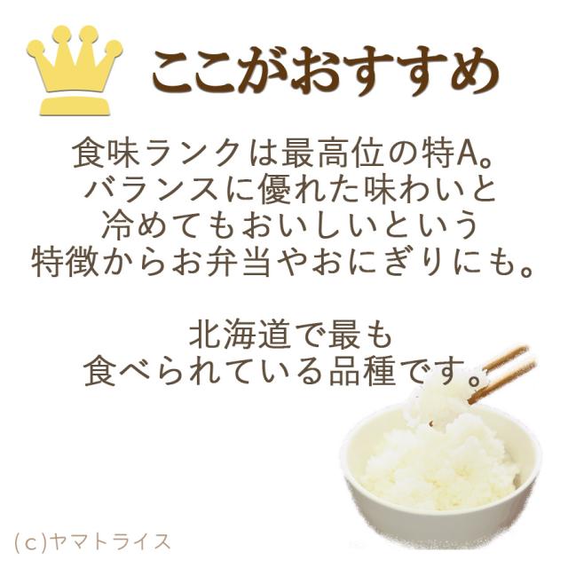 【OFF＆ポイント2倍】お米 米 北海道産ななつぼし10kg (5kg×2袋) 無洗米 特A 令和7年産 北海道・沖縄は_6