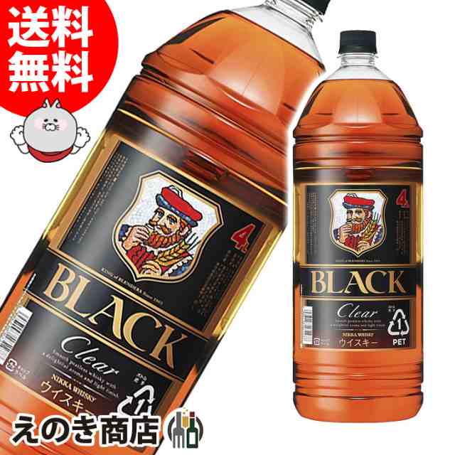 ブラックニッカ クリア 業務用 4L（4000ml） ジャパニーズ ウイスキー 37度 正規品 大容量 送料無料｜au PAY マーケット