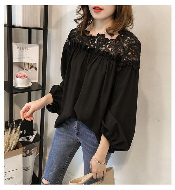 カットソー レース トップス オフショルダー レディース 長袖 オフショルダーみたいな肩レース可愛いプルオーバー 大きいサイズ M 3xl の通販はau Pay マーケット 南風