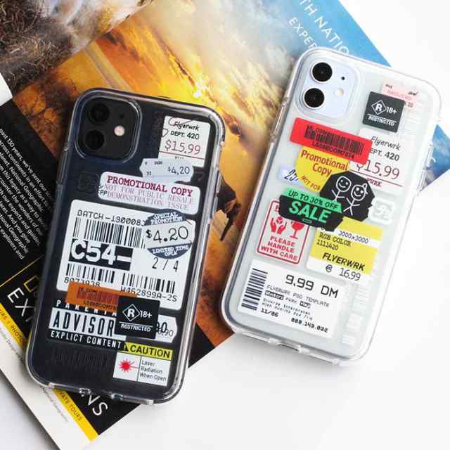 Iphone11 機種多数取り扱い ランダム ステッカー デザイン クリアスマホケース Iphoneケース レディース春夏 2タイプ Tpu 送料無料の通販はau Pay マーケット Retel