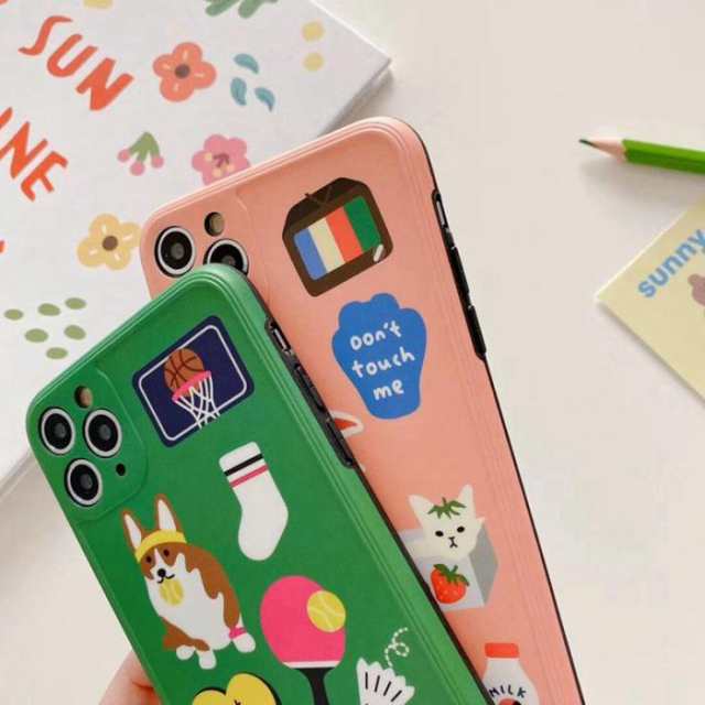 1 980円 可愛い コーギー フレンチブルドッグ 猫 イラスト ソフト シリコン Iphoneケース 犬 Dog Cat アニマル 動物の通販はau Pay マーケット Retel