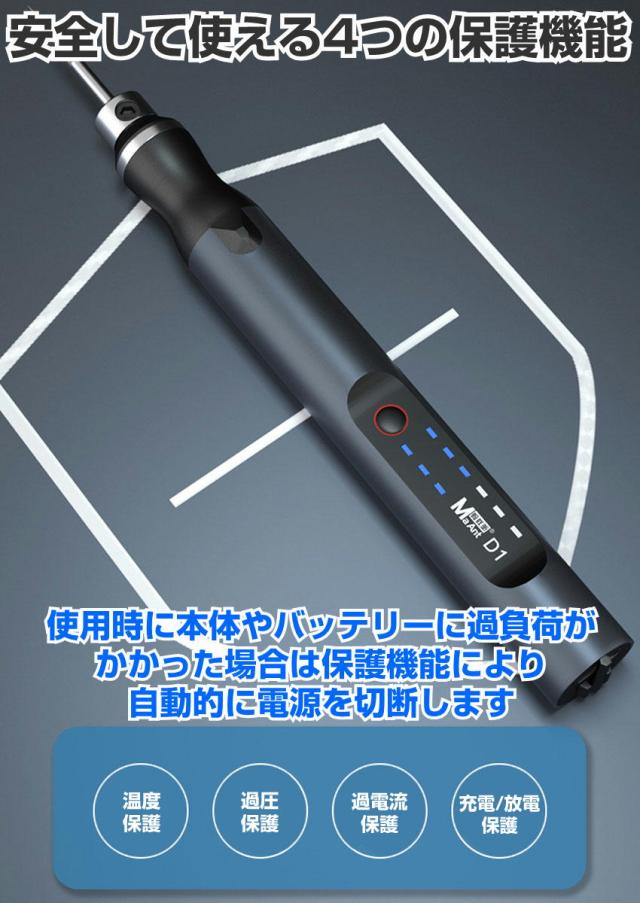 お買得♪】白 ミニルーターセット USB充電 リューター 虚し
