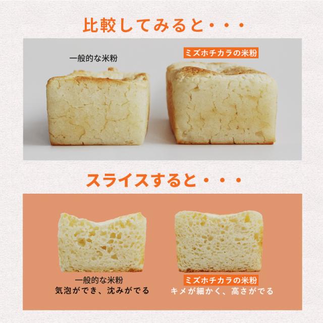 米粉 業務用 ミズホチカラ パン用 お米の粉 V3 20kg 送料無料 グルテンフリー 国産 無添加_3