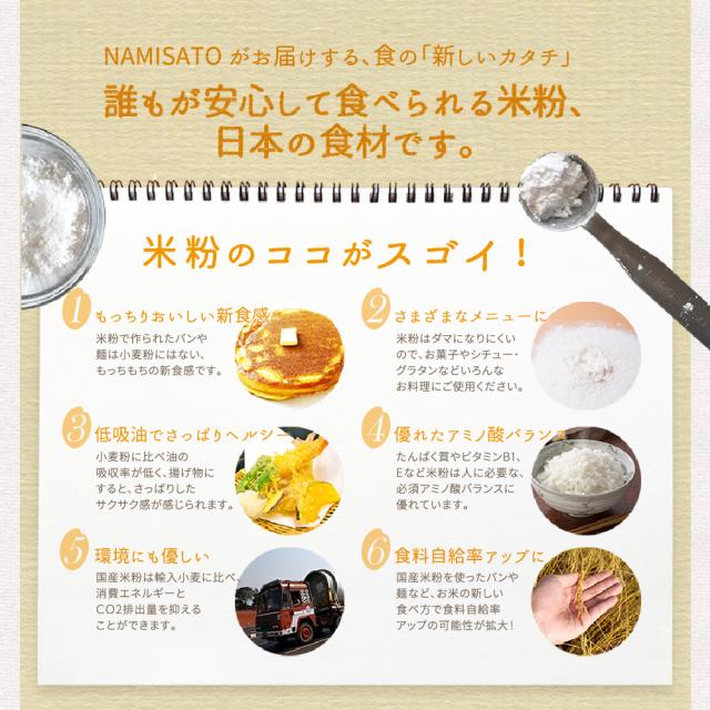 米粉 業務用 パン用 お米の粉 V3 笑みたわわ 20kg 送料無料 グルテンフリー 国産 無添加_12
