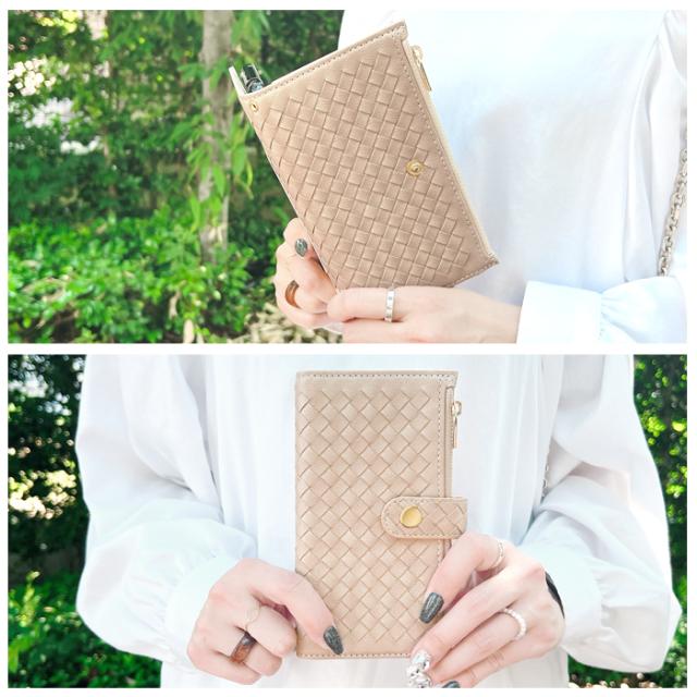 Android One S4 ケース カバー 編み込み 手帳型ケース ターコイズ Android One S4 DIGNOJ 704KC 手帳型 ケース カバー 手帳型ケース