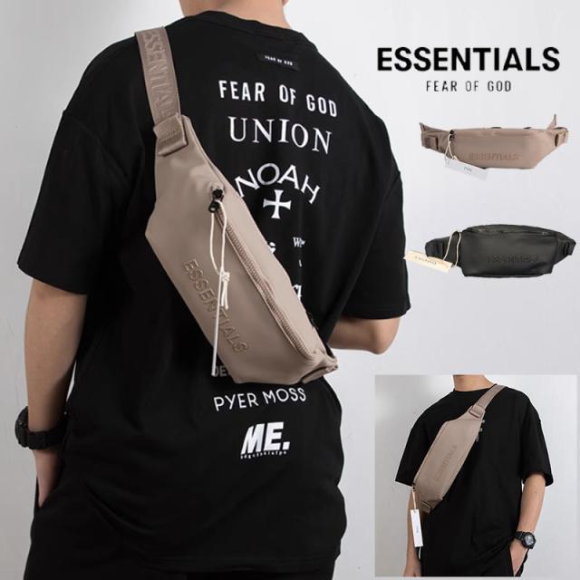 エッセンシャルズ ESSENTIALS  Sling ボディ バッグ メンズ ショルダー 斜めがけ メッセンジャー ボディー バック ワンショルダー 合皮 レザー 防水 軽量 メンズ レディース  [並行輸入品]