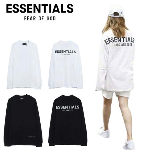 ESSENTIALS エッセンシャルズ Tシャツ 長袖 メンズ レディース ユニセックス エッセンシャルズ 春夏 秋冬 最新 男女兼用 [並行 ...