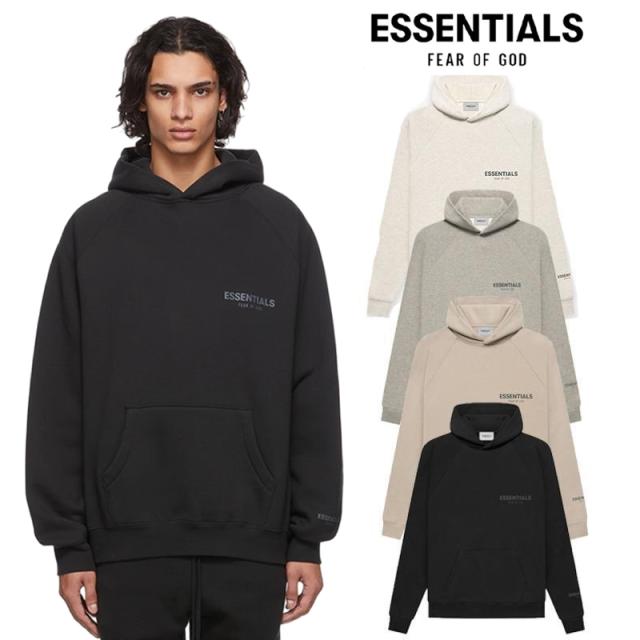 ESSENTIALS エッセンシャルズ パーカー メンズ レディース 21SS3D SILICON PULL-OVER HOODIE プルオーバー バックロゴ パーカー ビッグサイズ [並行輸入品]の通販は