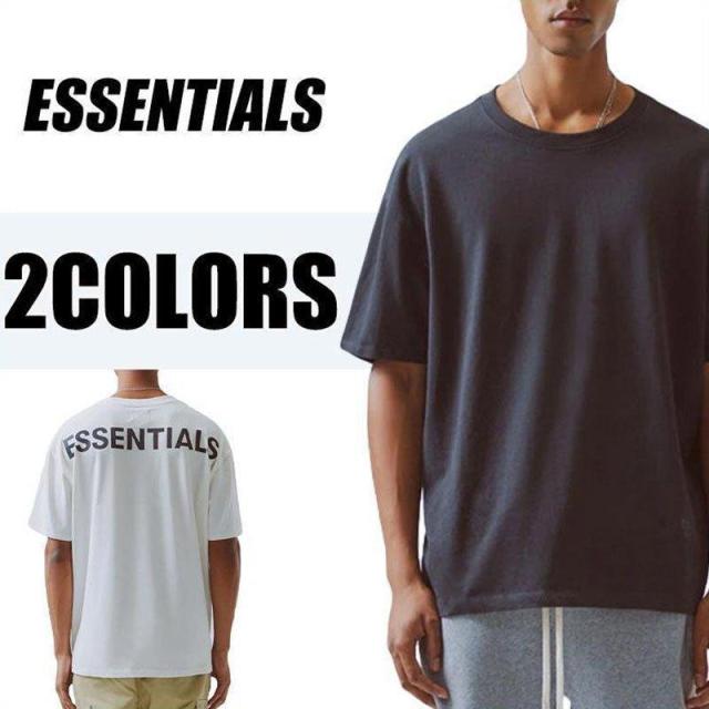 ESSENTIALS エッセンシャルズ リフレクタープリント クルーネック Tシャツ メンズ レディース ユニセックス 春夏 半袖 最新 男女兼用 送料無料 [並行輸入品]