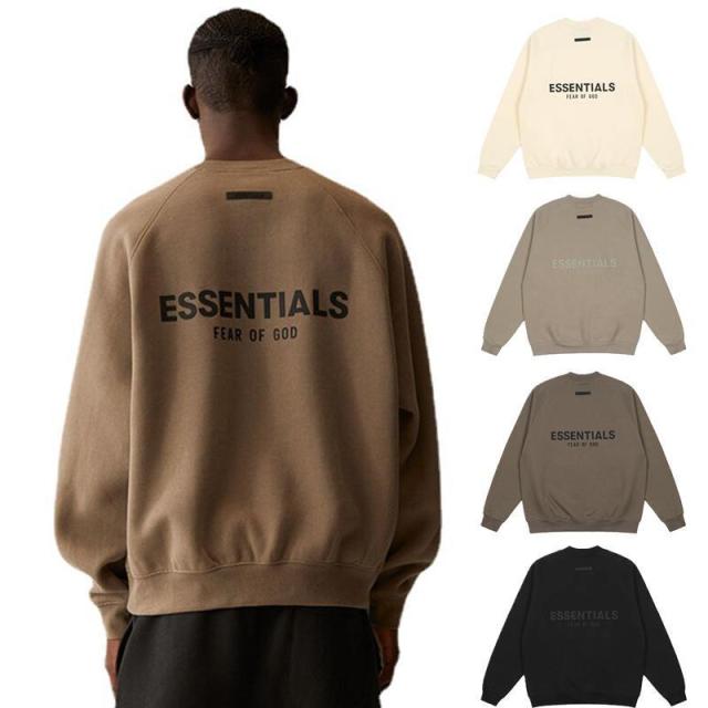 ESSENTIALS エッセンシャルズ パーカー メンズ レディース ロゴ クールネックスウェット ビッグサイズ  [並行輸入品]