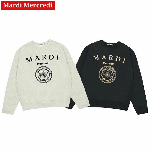 マルディメクルディ Mardi Mercredi SWEATSHIRT UNIV スエット レディース 長袖 ゆったり  大きいサイズ  ストリート韓国ファッション【韓国人気ブランド】の通販は