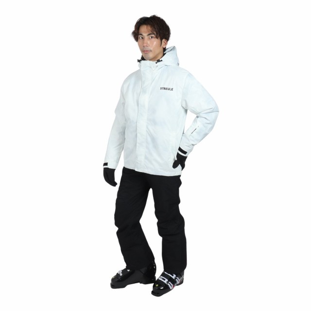 シュトロイレ(STREULE)スキーウェア フォグスーツ 上下セット ST23FW0030 WHT(Men’s)