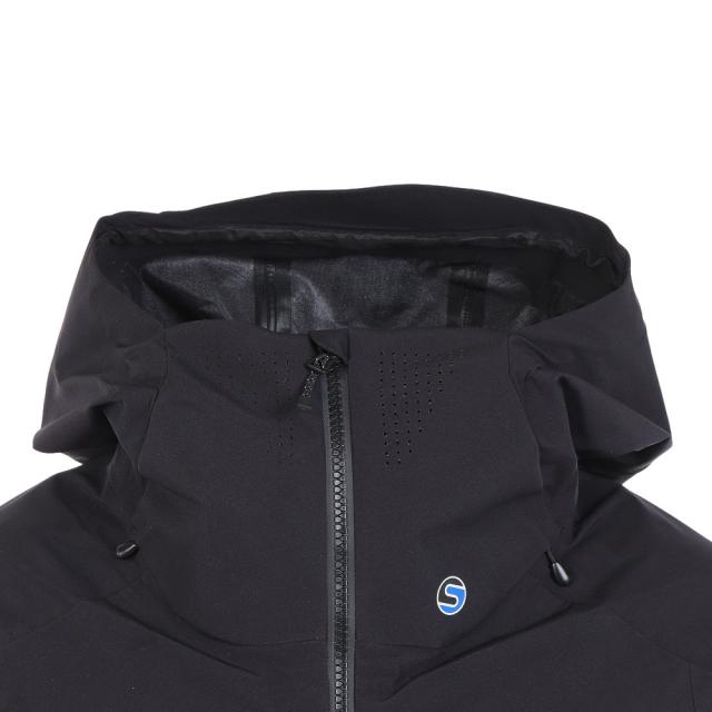 【ポイント5％！5/3 21:00〜22:59限定】サマス(SAMAS)スキーウェア ジャケット SYMPATEX SHELL JACKET SM3QJN010001 BLK(M…_4