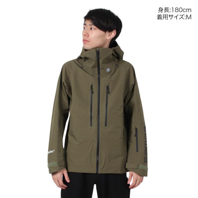 サマス(SAMAS)スキーウェア ジャケット SYMPATEX SHELL JACKET SM3QJN010001 KHK(M…
