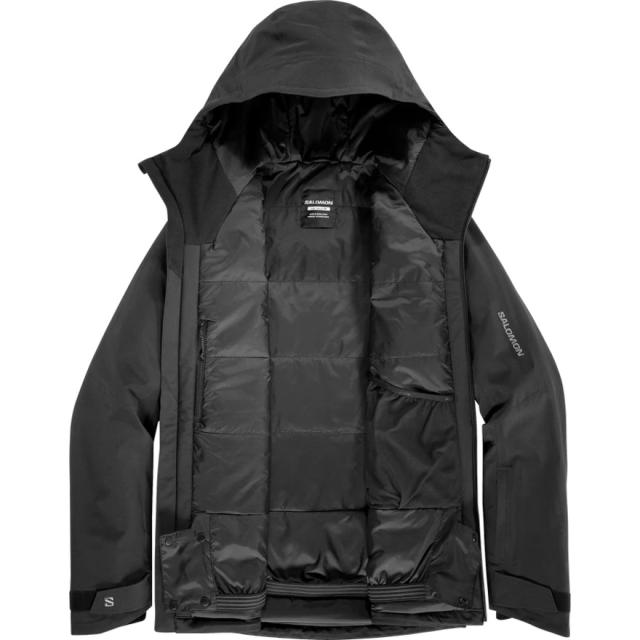 【ポイント5％！5/3 21:00〜22:59限定】サロモン(SALOMON)スキーウェア ジャケット HIGHLAND 男性用 インサレーションフード付きジャケット LC235…_1