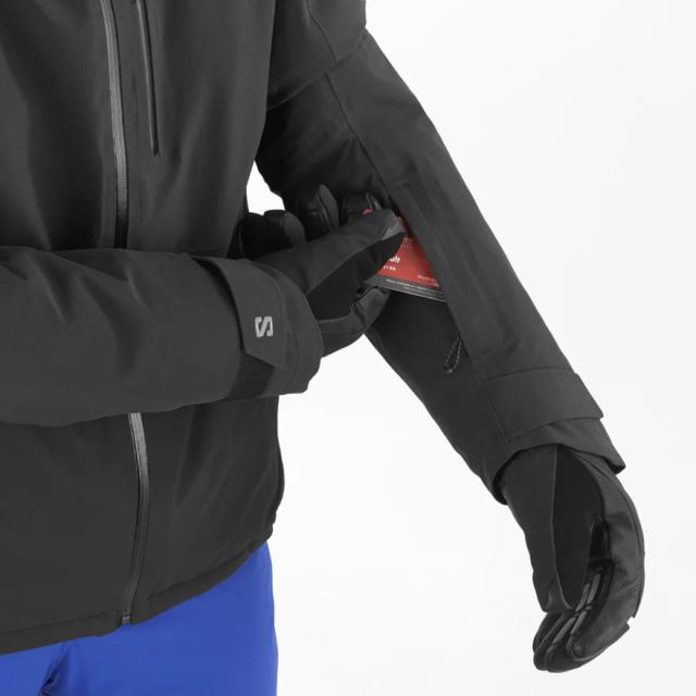 【ポイント5％！5/3 21:00〜22:59限定】サロモン(SALOMON)スキーウェア ジャケット HIGHLAND 男性用 インサレーションフード付きジャケット LC235…_2