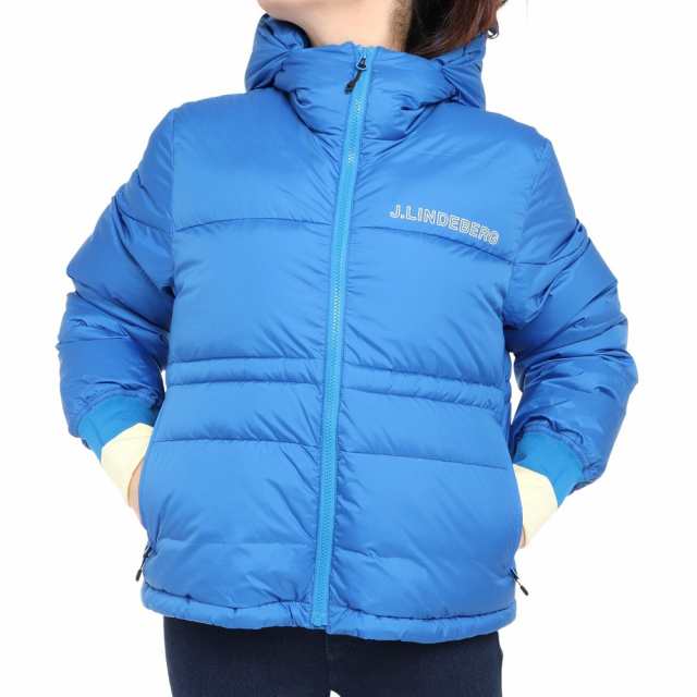 J.LINDEBERGダウンジャケット 防寒 スキー スノーボード スノボ ブルー BLOCK DOWN JACKET 074…