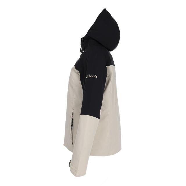 【ポイント5％！5/3 21:00〜22:59限定】フェニックス(PHENIX)スキーウェア バイカラーブロックジャケット ESW25OT62BEIGE(Lady’s)_1