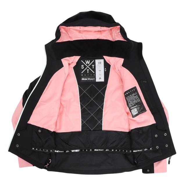 ワッツ(WATTS)スキーウェア スノージャケット 1X-ICES BLK(Lady's)の
