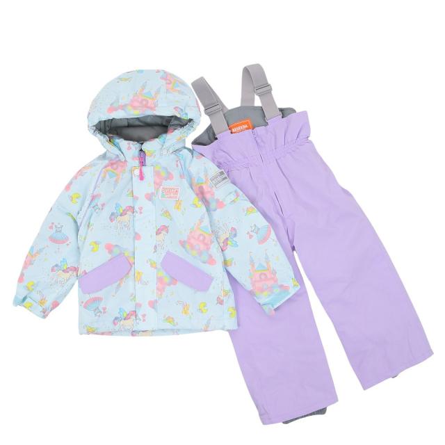 レセーダ(RESEEDA)ガールズ スキーウェア トドラースーツ RES56004 570U830 サイズ調整(Jr)