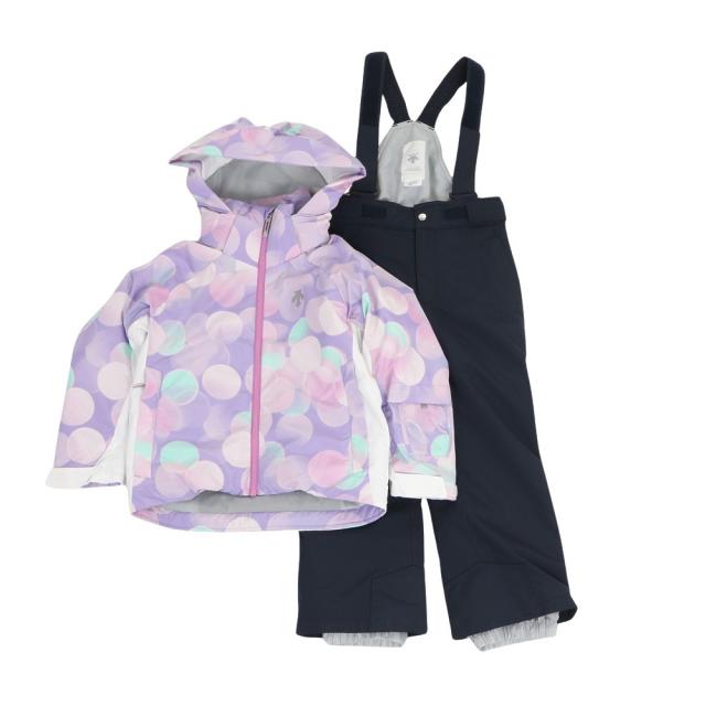 デサント(DESCENTE)ジュニア スーツ スキーウェア ジャケット パンツ 上下セット DWJWJH03X PVL サイズ…