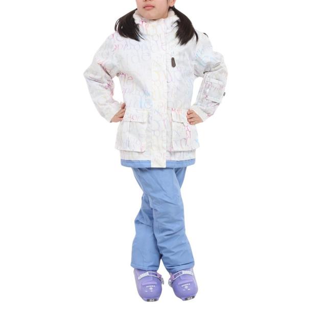 ジョイライド(JOYRIDE)ジュニア スキーウエア 上下セット ガールズスーツ JOG-4312-WHT(Jr)