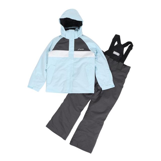 PHENIX(PHENIX)キッズ ジュニア スキーウエア ラウンドフラップツーピース ESG252P93PALE BLUE(…