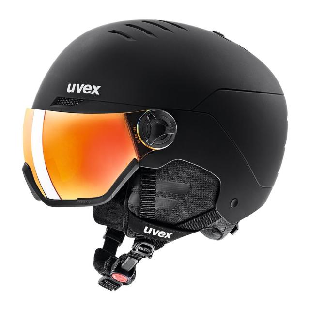uvex スキー・スノーヘルメット59〜61 UVEX（ウベックス） スキー バイザーヘルメット ブラックマット UVEX