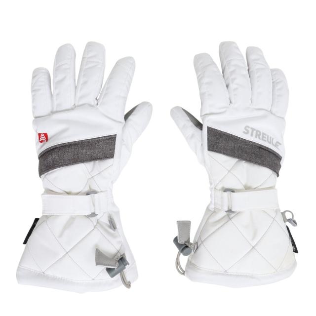 シュトロイレ(STREULE)ウインター 五指グローブ LADIES OVERCUFF 5 ST26FWGR0042 WHT(…