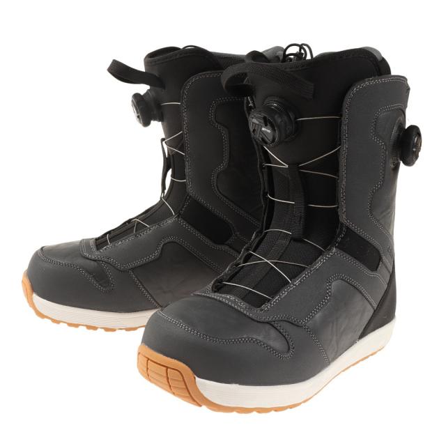 エアボーン(ARBN)スノーボードブーツ ダイヤル式 23 NT W A-TOP AB33WSB1418 CHA チャコールグ…