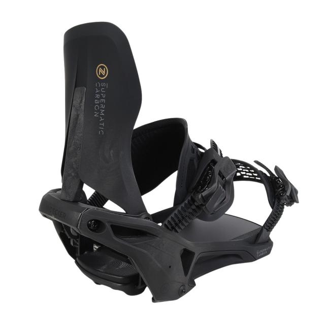ナイデッカー(NIDECKER)スノーボードビンディング 24-25 SUPERMATIC CARBON BLACK(Men’…