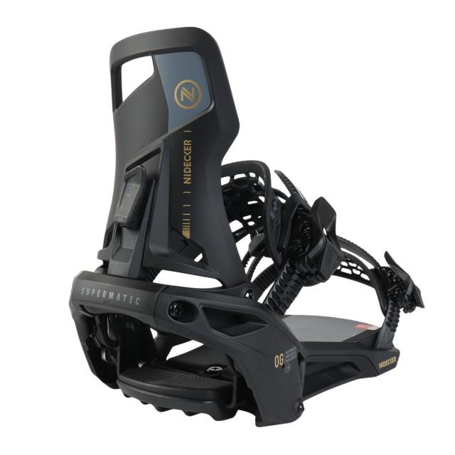 ナイデッカー(NIDECKER)スノーボードビンディング 26 SUPERMATIC OG BLACK(Men’s、Lady’…