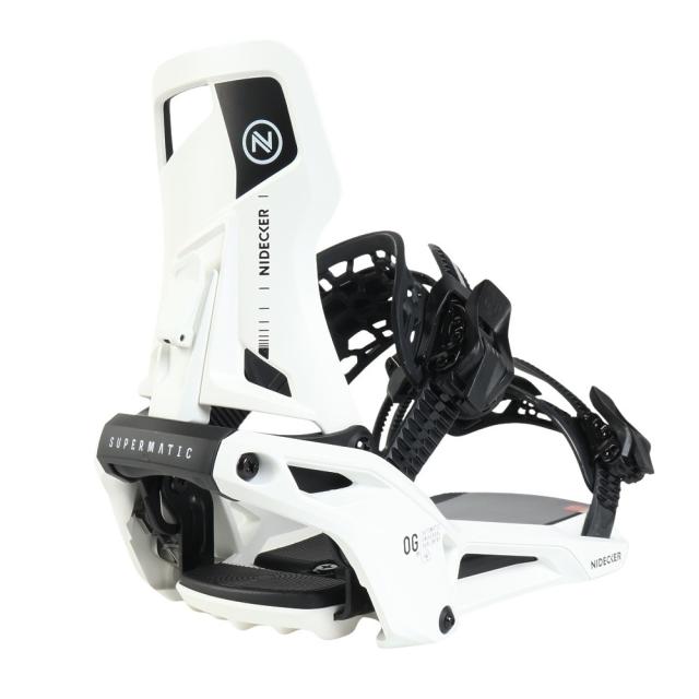 ナイデッカー(NIDECKER)スノーボードビンディング 26 SUPERMATIC OG WHITE(Men’s、Lady’…