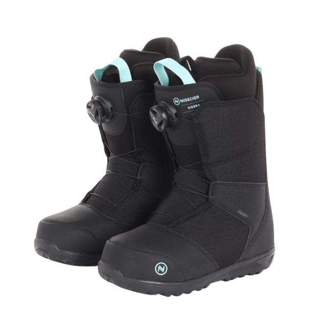 ナイデッカー(NIDECKER)スノーボード ブーツ シエラ ボア 24 SIERRA BOA W BLACK(Lady’s)