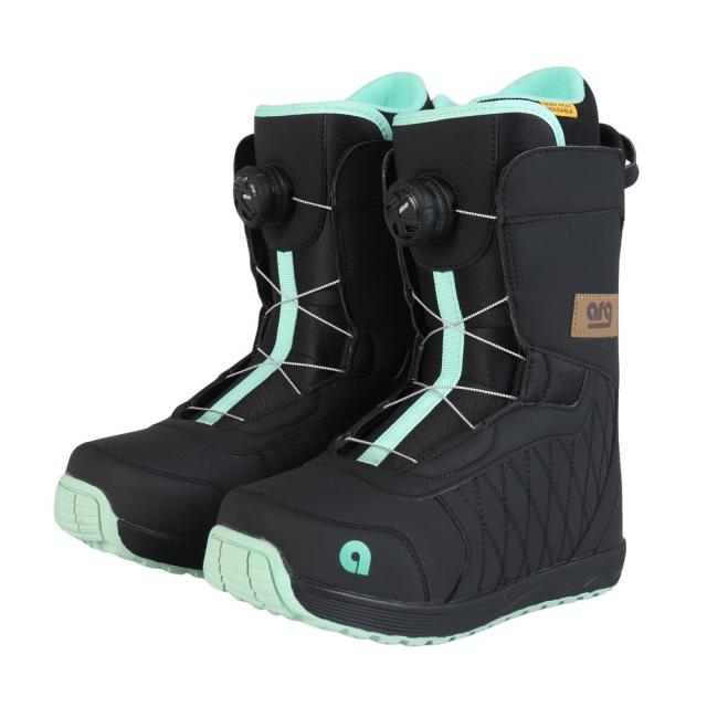 エーアールジー(arg)スノーボードブーツ 26 AG THERMO PLUS W AG63WSB1640 BK/GR(Lad…