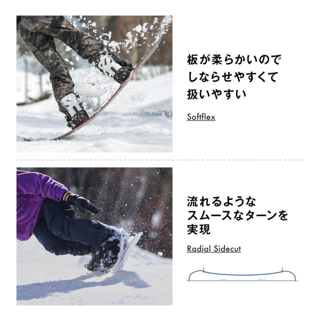 サロモン(SALOMON)ジュニア 子供用 スノーボード板 23-24 GRACE