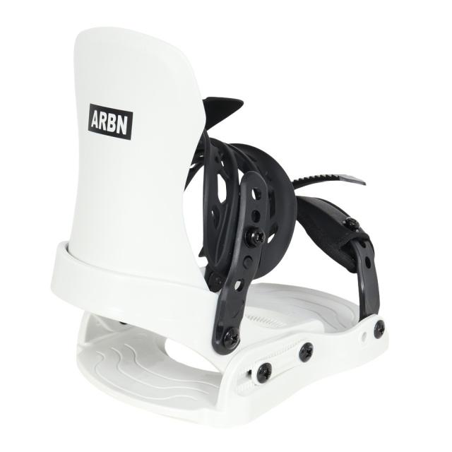 エアボーン(ARBN)ジュニア スノーボードビンディング AB63WSB1643J OWHT(Jr)