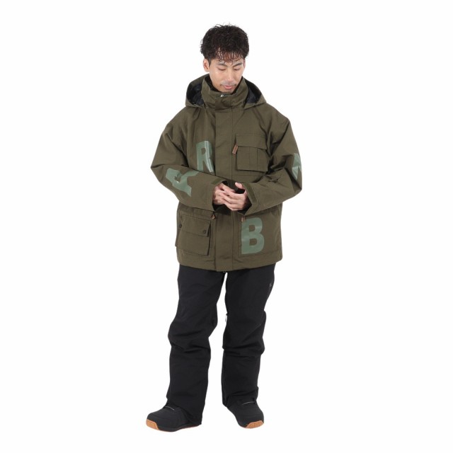 エアボーン(ARBN)スノーボード ウェア ジャケット ABJ13102 OLIVE(Men’s)